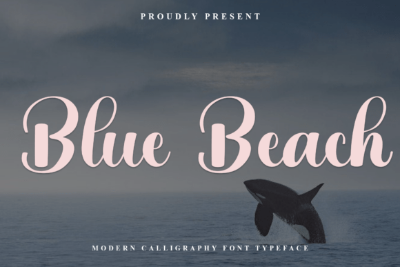 Blue Beach: A Creative Font for Warm, Friendly Designs