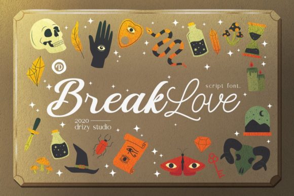 BreakLove: A Bold Handwritten Font for Headlines That Demand Attention