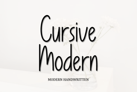 Cursive Modern: A Warm Handwritten Font for Creative Projects