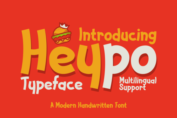 Heypo: A Friendly Handwritten Font for Authentic Designs