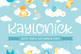 Kaylonick: A Hand-Lettered Font for Nursery Art & More