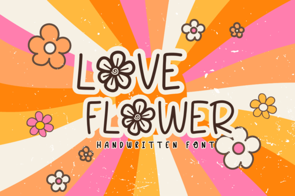 Love Flower: A Handwritten Font for Authentic Design