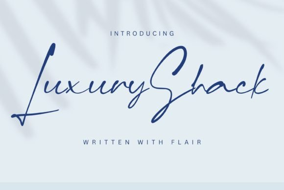 Luxuryshack: The Elegant Typeface for Modern Branding
