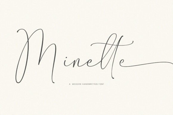 Minette: The Modern Handwritten Font for Polished Designs