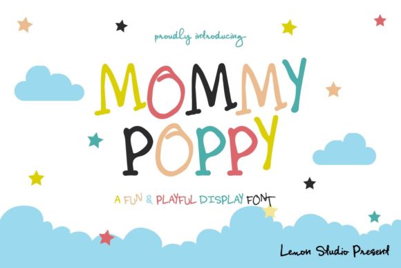 Mommy Poppy: A Playful Font for Fun Branding
