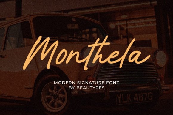 Monthela: The Elegant Handwritten Font for Modern Designs
