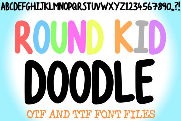 Round Kid Doodle: The Playful Typeface for Whimsical Designs