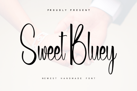 Sweet Bluey: The Handwritten Font with Heartfelt Perfection